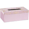 Taschentuchbox Gold flowers Rosa, 24 x 13 x 9 cm
