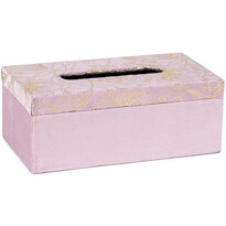Cutie de batiste Gold flowers roz, 24 x13 x 9 cm Cutie de batiste Gold flowers roz, 24 x13 x 9 cm