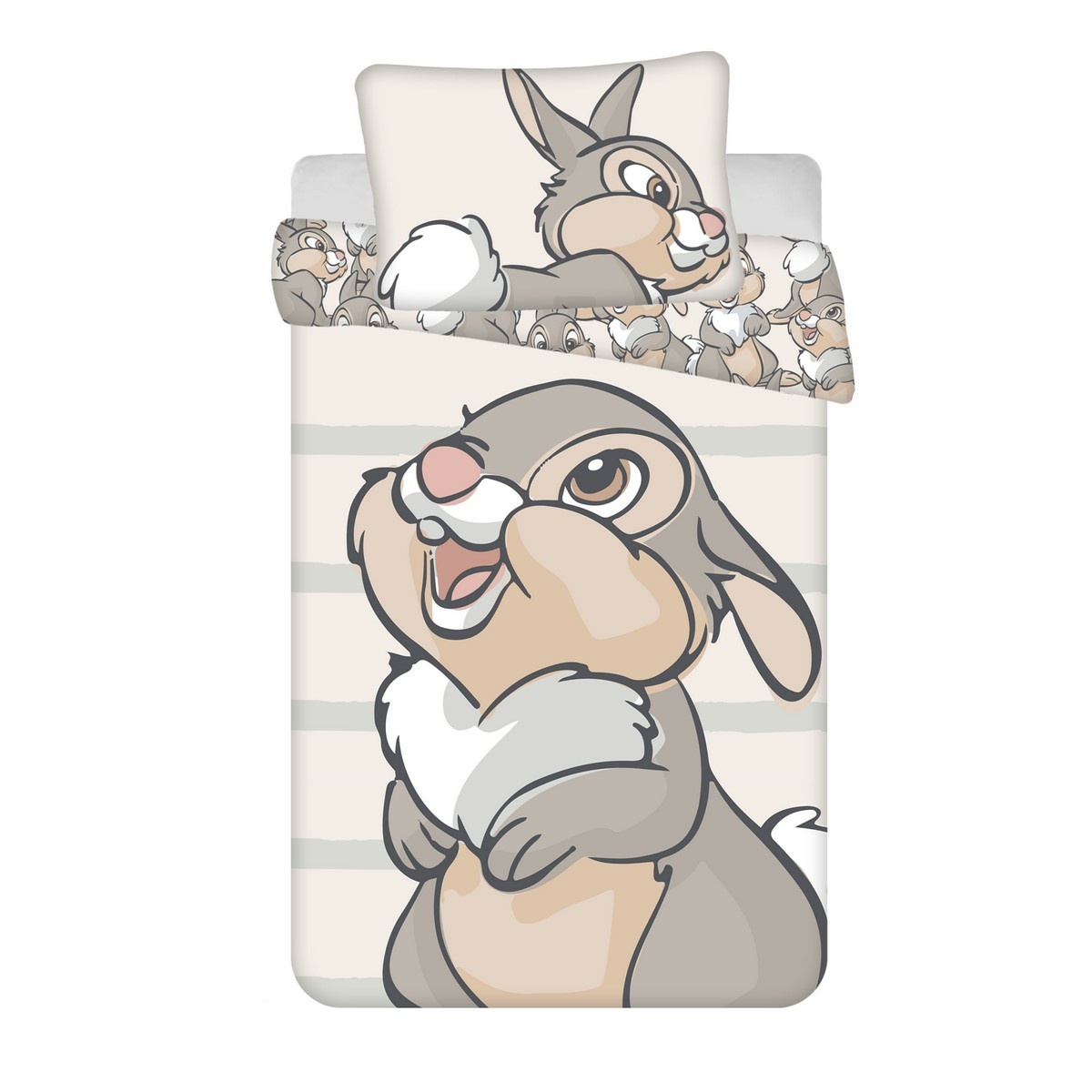 Lenjerie de pat din bumbac pentru pătuț Thumper baby, 100 x 135 cm, 40 x 60 cm