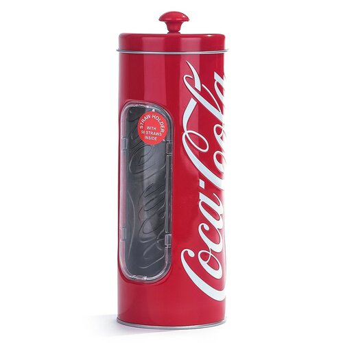 Multifunkčná dóza Coca Cola s 50 slamkami