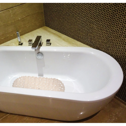 Spirella Suport antiderapant pentru cadă GALETS, bej, 99 x 39 cm