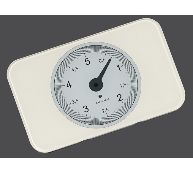 Kuchyňská digitální váha SCALE krémová, Zassenhaus