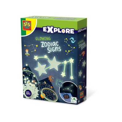 Ses Samolepicí dekorace EXPLORE Znamenízvěrokruhu, svítící