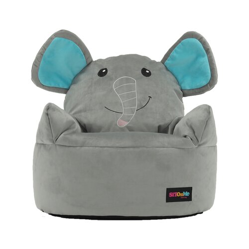 Puf dla dzieci Słonik Baby, 55 x 50 cm
