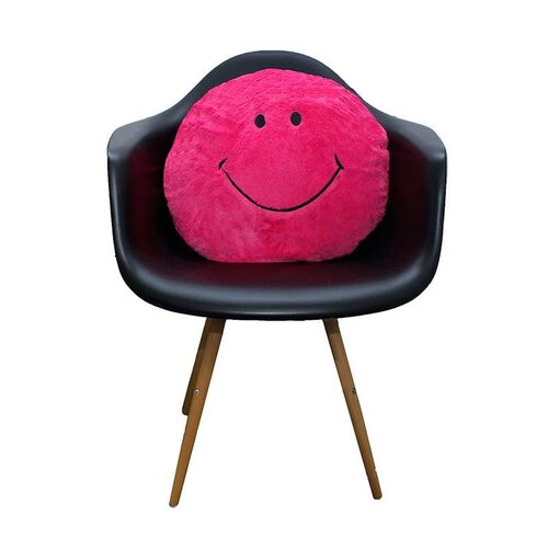 Poduszka Emotikon różowy, 45 cm
