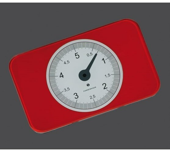Cyfrowa waga kuchenna SCALE czerwona - Zassenhau