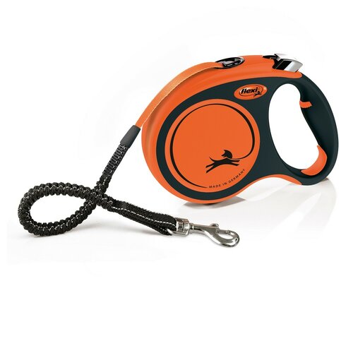 Flexi Samonavíjecí vodítko Xtreme L, 5 m, 65 kg,oranžová