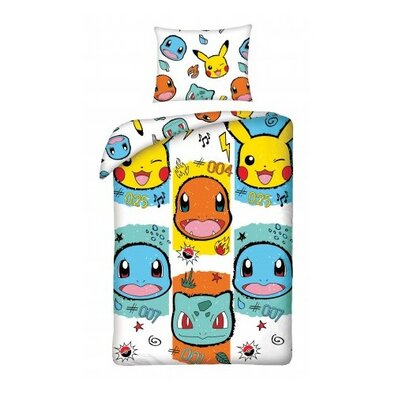 Detské bavlnené obliečky Pokémon 277, 140 x 200 cm, 70 x 90 cm