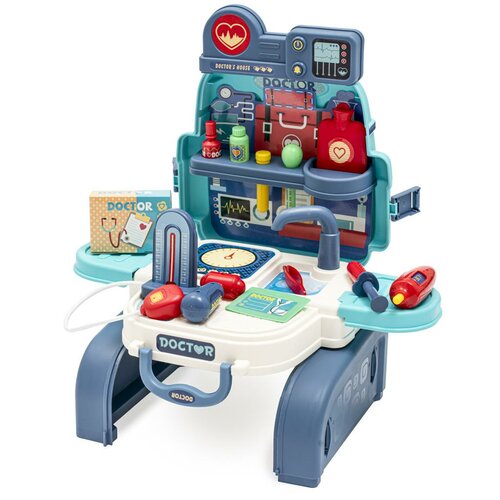 Baby Mix Dětský lékařský set v batohu 3v1, 40 x 32 x 40,5 cm