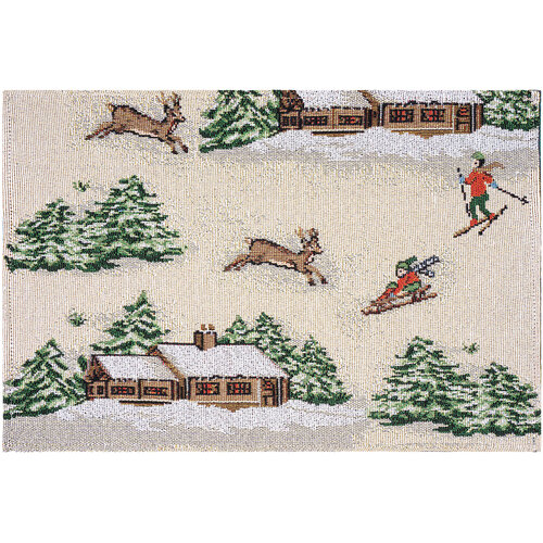 Vianočné prestieranie Zimná krajina, 33 x 48 cm
