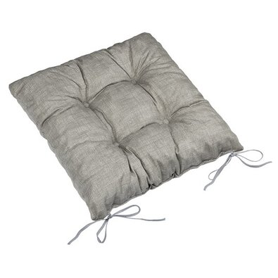 Bellatex LADA gestepptes Sitzkissen Uni Braun-Grau, 40 x 40 cm