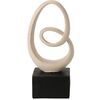 Dekoracija Ornament krem, 12 x 24,5 x 8,5 cm