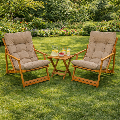 Gartenmöbel-Set Largo Brown
