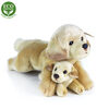 Rappa Pluszowy leżący Labrador ze szczenięciem, 25 cm