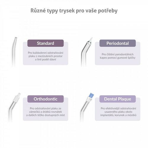 TrueLife interdentális zuhany AquaFloss StationS600