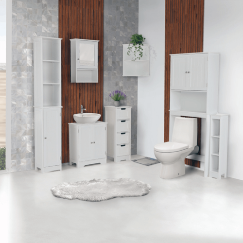 Schrank über der Toilette ATENE TYP 5, Weiß