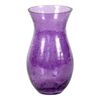 Váza skleněná fialová 10 x 18 cm