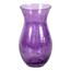 Váza skleněná fialová 10 x 18 cm