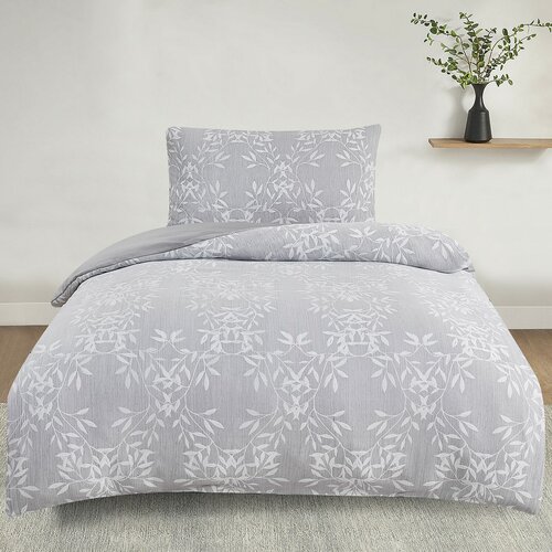 Žakárové povlečení Alabama šedá , 140 x 200 cm, 70x 90 cm