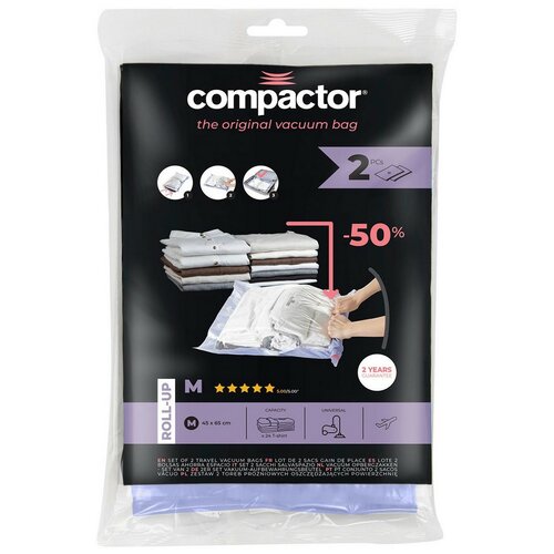 Compactor 2dílná sada vakuových pytlů Compactor Jet Roll Bags M, 45 x 65 cm
