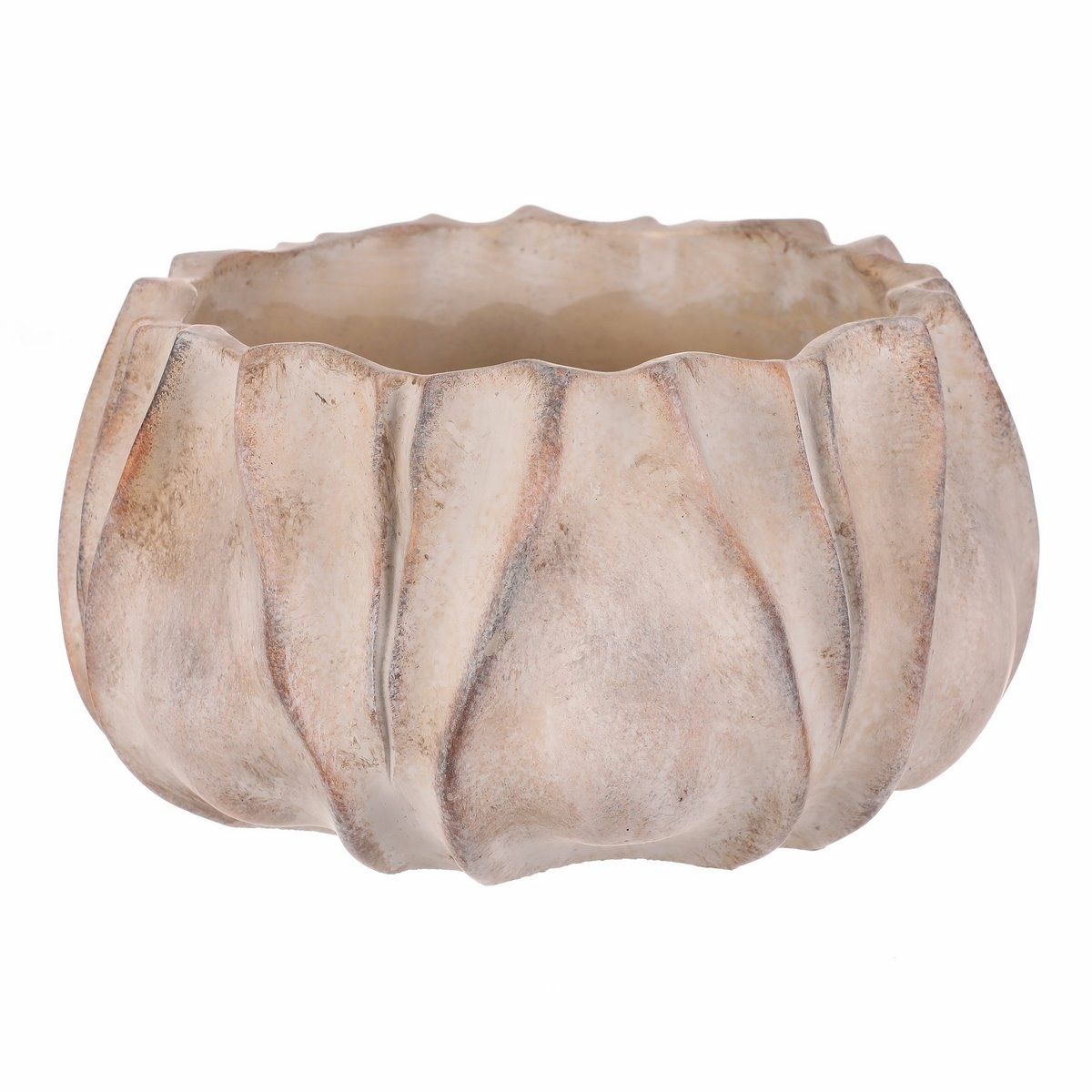 Betonový obal na květináč M, šedá, 25 x 14 cm, 25 cm - thumb (1)