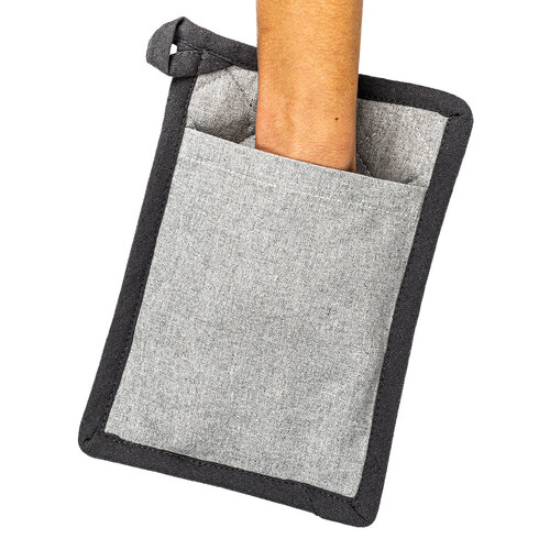 Potholder and trivet Heda grey, set of 2