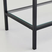 Raft metalic D100, negru