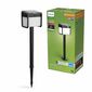 Słupek Philips Ezra UltraEfficient Solar LED zczujnikiem, czarny, 1,8 W, 250/25 lm, 3000 K