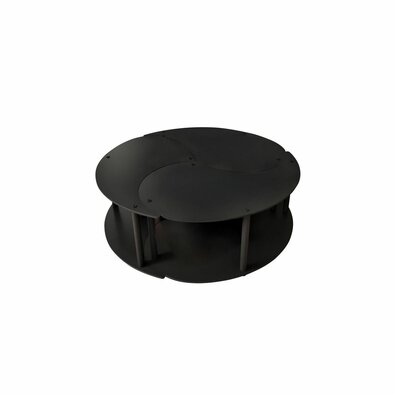 Set de măsuțe de cafea Yin Yang Black, 3 buc.