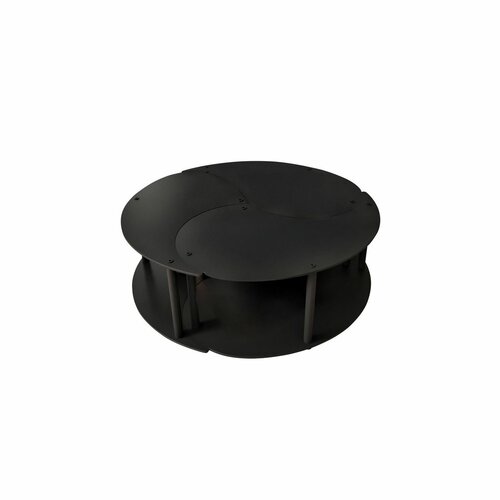 Set de măsuțe de cafea Yin Yang Black, 3 buc.