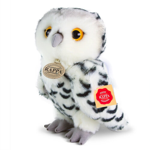 Rappa Plush owl, white, 25 cm
