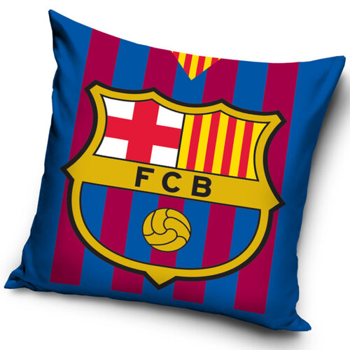 FC Barcelona Stripes kispárna, 40 x 40 cm