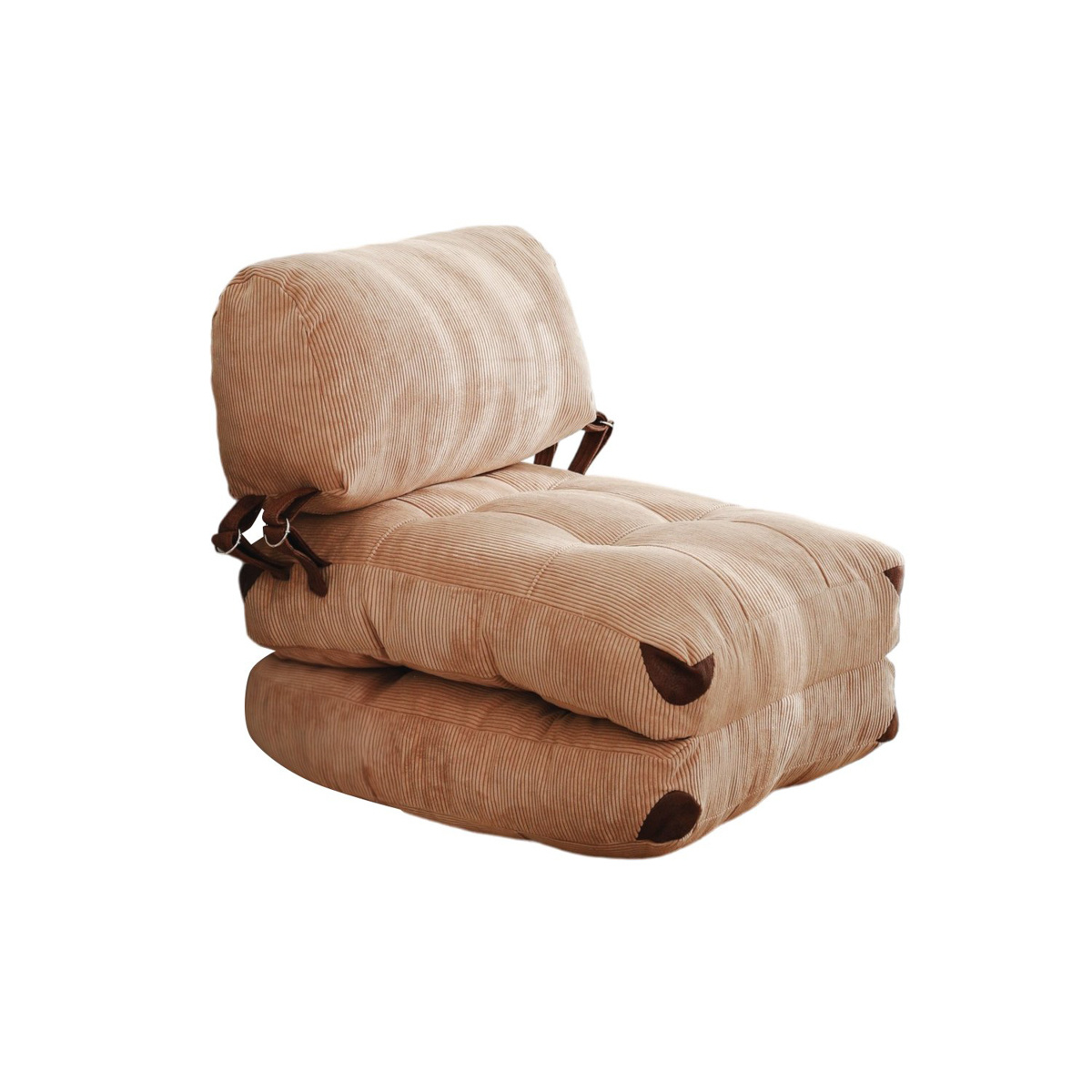 Fotel Fold Kadife Camel