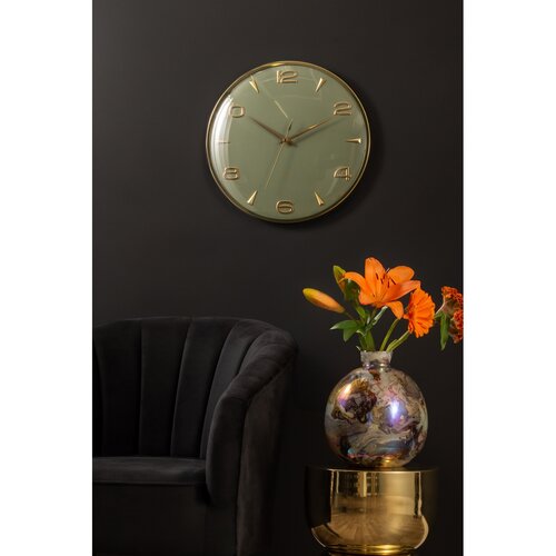 Karlsson 6017GR ceas de perete design, gri,diametru 40 cm