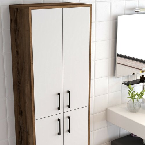 Skriňa Berlin Walnut and White