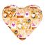 Bellatex Oblikovana blazina Srce Love, 42 x 48 cm