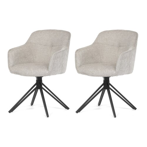 Set de scaune de sufragerie cu mecanism deîntoarcere HC-533 CRM2, 2 buc.
