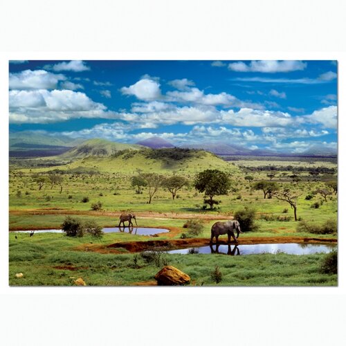 Puzzle Národní park Tsavo, Keňa