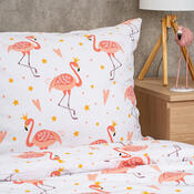 4Home Dziecięca pościel Bawełniana Flamingo, 140 x 200 cm, 70 x 90 cm