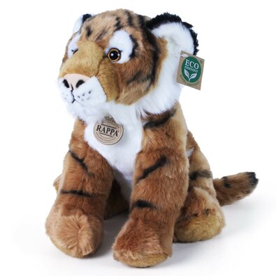 Plišasti tiger, ki sedi 30 cm EKOLOŠKO PRIJAZNO