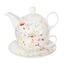 Orion Porcelanowy zestaw do herbaty Mak, 3 szt.
