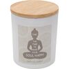 Soul Happy illatgyertya, pamut illatú, 7 x 8,5 cm, 300 g, fehér