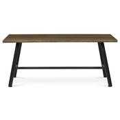Stół do jadalni z litego drewna 180 x 90 cm, orzech