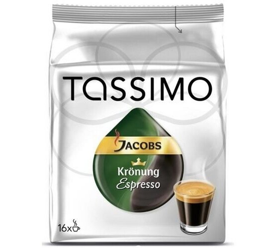 Kapsle Tassimo, Espresso, 16ks, Jacobs Krönung