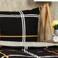Lenjerie de pat 4Home Carouri negru, din bumbac, 140 x 200 cm, 70 x 90 cm