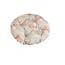 Bellatex Perna Adéla matlasată rotundă Liliesomon, gri 40 x 40 cm