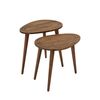 Komplet stranskih mizic Sweet Walnut, 2 kos
