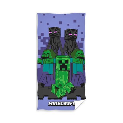 Babybadetuch Minecraft Enderman Monster , 70 x 140 cm