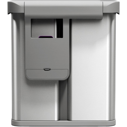 Simplehuman Érintésmentes, hangvezérlésű szemetes szelektív hulladékokhoz, 58 l, rozsdamentes acél