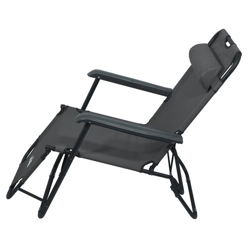 Cattara 13513 Zložljiva ležalka Comfort, antracit,155 x 61 cm